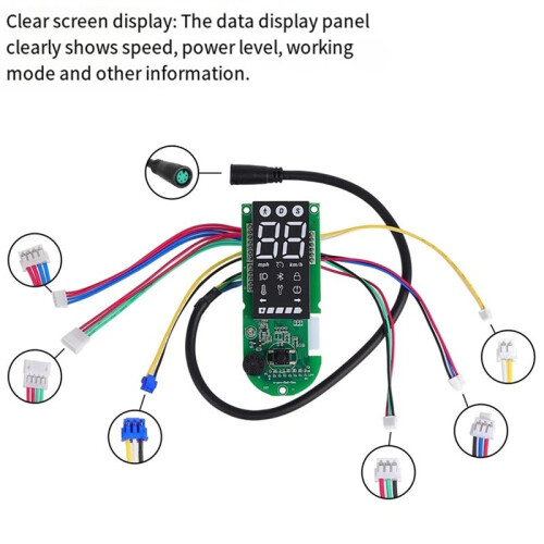 Electric Scooter Dashboard for  4 Pro 2nd Gen Control Mainboard Panel LED Digital Display Meter 2