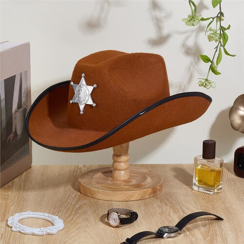 Wooden Hat Stand, Dome-Shaped Cap Display, Rustic Hat Storage for Showcase, Store, Retail Vendors 1