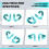 2pcs Fitness Hook Handle Grip Pulls  Resistance Band Handle Cable Machine Attachments for Strength Training Pulls 5