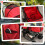 Poussette pliable Oxford rouge pour petits chiens et chats 7