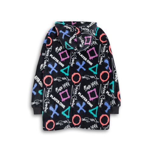 Playstation PlayStation Blanket Hoodie (Boys Black) 1