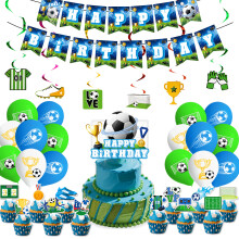 (Set 2) Ensemble complet de vaisselle pour une fête sur le thème de la Coupe du Monde de football