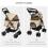 Poussette pliable Oxford Khaki pour petits animaux de compagnie 4