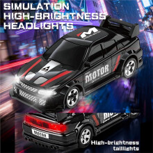 2.4GHz Remote Control Drift Car 1:64 Scale RC Car for Kids Desktop Toy Gift 4WD Racing Model for Indoor Outdoor  B