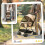 Poussette pliable marron clair pour petits chiens et chats 3