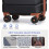 5 PCS Suitcase Set, 20+24+28+Backpack+Toiletry Bag 8