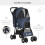 Poussette pliable pour animaux de compagnie avec coussin pour petits animaux 7
