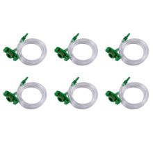 6X 30CC-50CC Plastique Transparent Air Tubage Colle Distributeur Seringue Adaptateur