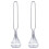 2X Spring Coil Wire Whisk Hand Mixer Blender Egg Beater Stainless Steel Tool 1