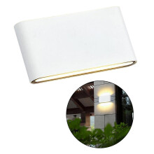 3000K Waterproof LED Up Down Wall Lamp Light Warm White 12W White