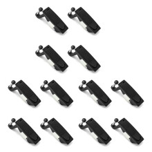 12 Stücke Kompressions Verriegelung Zink Legierung Flush Lever Einstellbarer Griff Bereich 0,04 Zoll-0,94 Zoll