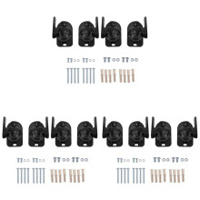 12PCS Universal Speaker Wall Mount Bracket Ceiling Stand Clamp with Adjustable Swivel and Tilt Angle Rotation