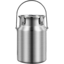 304 Stainless Steel 5l Milk Canister with Sealed Lid And Single Handle-XinHan