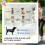 Poussette pliable bleue pour chiens de petite et moyenne taille 4
