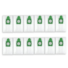 12Pack 8300ER Vacuum Dust Bags for SEBO Airbelt E Series (E1, E2,E3) Canister Vacuums, 8300AM Filter Bags