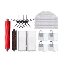 16 Pcs for S7 Maxv Ultra / S7 Pro Ultr Vacuum Main Side Brush Mop Filter Dust Bags