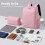 5 PCS Suitcase Set, 20+24+28+Backpack+Toiletry Bag 3