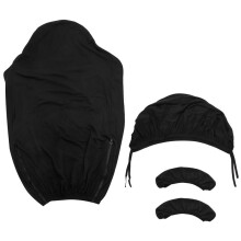 Elastic Electric Gaming StuhlbezüGe HaushaltsbüRo Internet Cafe Drehbare Armlehnen Stretch StuhlbezüGe (Schwarz)