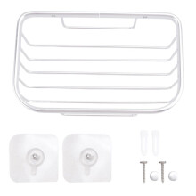 Support D'éTagèRe de Douche de Salle de Bain Support de Rangement D'Angle en Aluminium Shampooing Savon éTagèRes CosméTiques Cuisine Murale