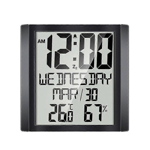 Screen C Home Temperature And Humidity Meter Alarm C Digital Electronic C