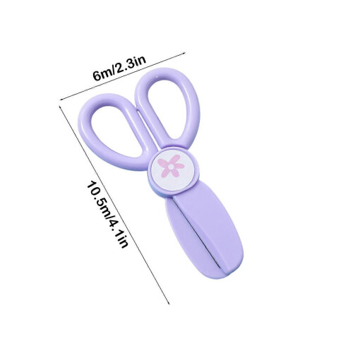 Safe Scissors, Non-Injury Plastic Scissors with Rounded Tip, Ergonomic Handle, Labor-Saving Paper Cutting Scissors for Home Use 1
