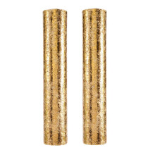2Pcs Table Runner, Sparkling Polyester Tulle Ribbon Roll with Gold Foil,Birthday Party Wedding Christmas Decor