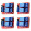 4Pcs  12V 2 Channel Relay Module Board Shield with Optocoupler Support High/Low Level Trigger Compatible for 1