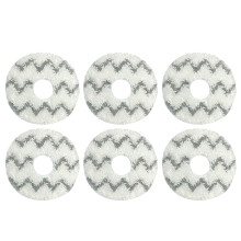 6 PièCes Accessoires de Remplacement Chiffon de Vadrouille Torsadé pour PièCes D'Aspirateur Robot Deebot X1 Omni Turbo