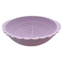 Panier à Pain, Panier de Cuisson au Levain Pliable en Silicone, Bols de Fermentation Imperméables, Violet
