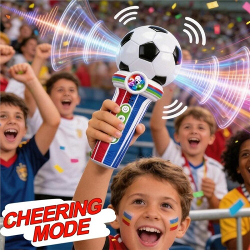 Versione per Gioco di Calcio per Bambini con Microfono, Cheerleading, Luci, Musica e Stampa. 2