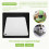 Large Silicone Pot Holder Square Thick Heat Insulation Pad Non-Slip Corrugated Kitchen Table Mat(White) 6