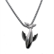Smooth Whale Necklace | Hip-hop Necklace for Man, Gift for Him