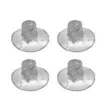 4pcs 4cm Bathroom Shower Caddy Connectors Strong Suction Cup Hanger Waterproof Wall-mounted Hooks Thicken Hangers for Kitchen