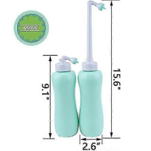 (GREEN 650ML 1pc) Portable Bidet Handy Toilette - Electric Bidet Toilet With Usb Charger Feminine Travel Bidet For Personal Use On The Traveling