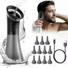 Upgraded Ear Wax Removal with One-Piece Waste Tank Safe Ear Cleaner with Water Temperature Sensor Waterproof Effective EarClean