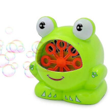 Cute Frog Automatic Bubble Machine Toy for Bubble Blowing Fun