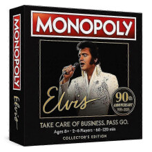 (E) The King of Rock Roll 90th Anniversary Monopoly Board Game Collector's Edition with 8 Theme Designs