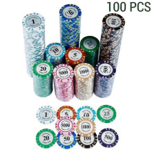 Poker Games Accessories - 100 Digital Poker Chips