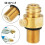 3X M18X1.5 Refill CO2 Valve Adapter Thread Converter Replacement for 2