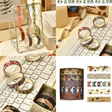 (7) Forests Plant Print Washis Tape Masking Tape Decorative Tape Hand Account Tape Artists Tape for Scrapbooking Decoration