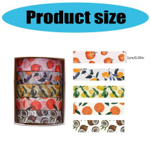 (2) Forests Plant Print Washis Tape Masking Tape Decorative Tape Hand Account Tape Artists Tape for Scrapbooking Decoration