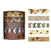 (3) Forests Plant Print Washis Tape Masking Tape Decorative Tape Hand Account Tape Artists Tape for Scrapbooking Decoration