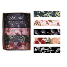 (9) Forests Plant Print Washis Tape Masking Tape Decorative Tape Hand Account Tape Artists Tape for Scrapbooking Decoration