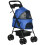 Poussette pliable Oxford Blue pour petits chiens et chats 1