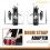 2Pcs Metal Mounting Rack with Drum Strap & Adapter for Repair Replacement Accessories 4