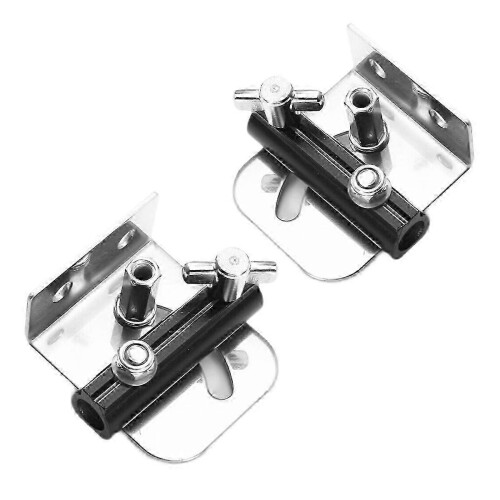2Pcs Metal Mounting Rack with Drum Strap & Adapter for Repair Replacement Accessories 1