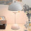 LED flower pot table lamp, modern Macaron lamp, dimmable table lamp with 3 colors 2