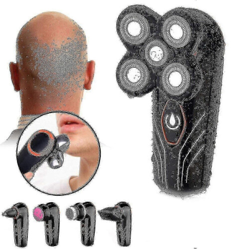 Multifunctional Usb Rechargeable 5 Head Men's Shaver Set 1