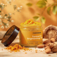 (3pcs) Turmeric Scrub for Dark Spots, Turmeric Exfoliating Body Scrub, Brightening Inner Thighs Bikini Area Underarms, Natural Exfoliating Face