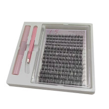 Veyesbeauty Luxebold Cluster Lashes Kit Individual Cluster Lash Extensions Mixed 25-26